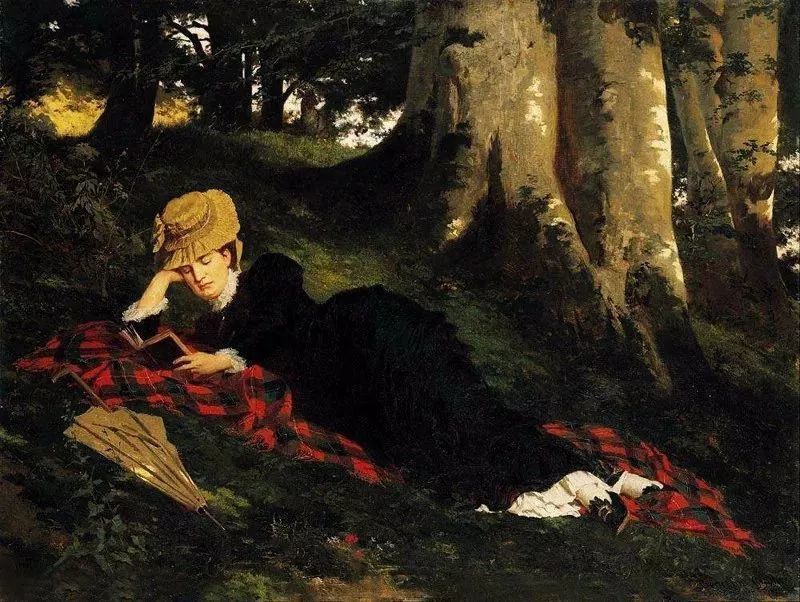 油絵　朝の情景　上條真三留 油絵 朝の情景 上條真三留