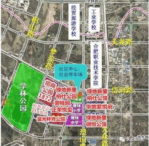 新站区烈山路板块中小学动态!