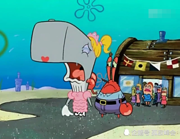 蟹老板在女儿珍珍生日的时候更抠,最过分的就是纸壳蛋糕了,心疼