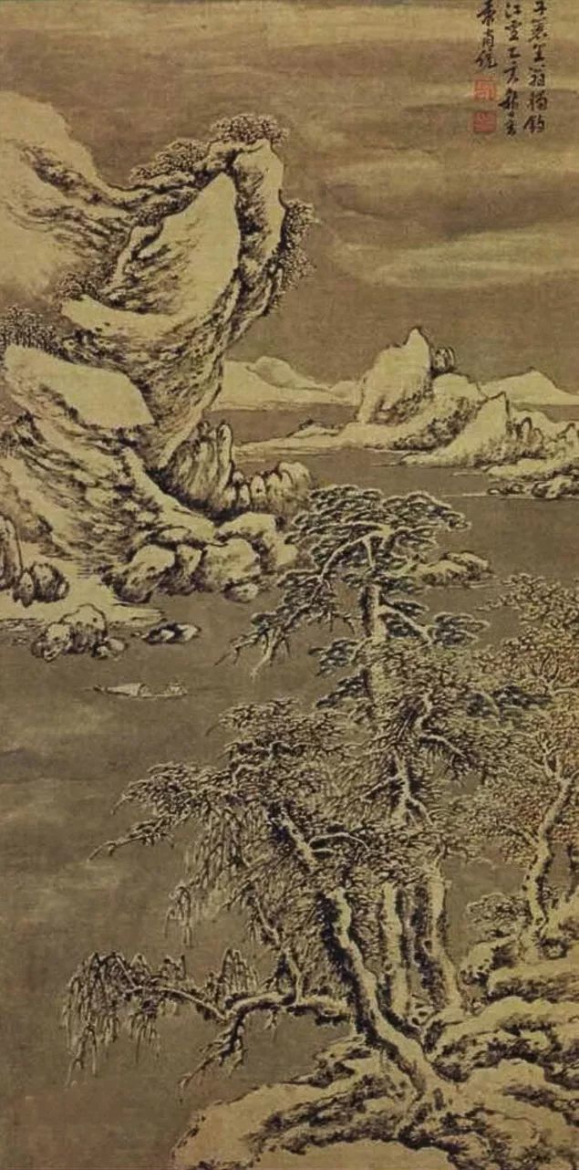 寒江独钓图|被日本抢走的千年名画，放大10倍后被领先千年的技艺震惊了