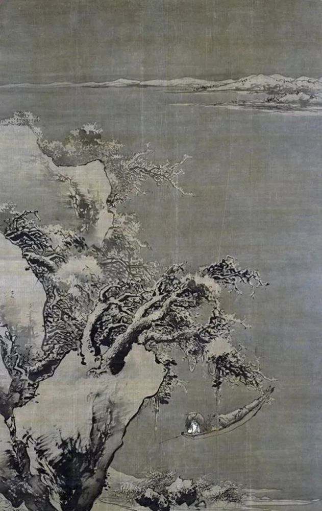 寒江独钓图|被日本抢走的千年名画，放大10倍后被领先千年的技艺震惊了
