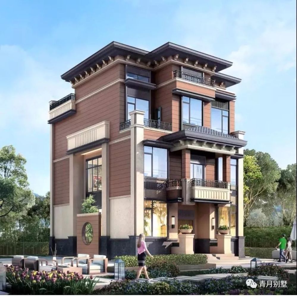 8×11米三层半新中式小别墅,时尚大气,高档生活品味_腾讯新闻