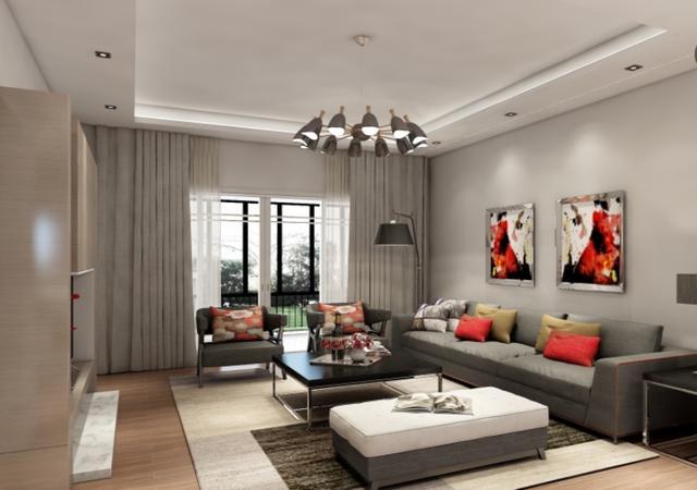 新房装修,现代极简风38度灰,新房装修不二之选