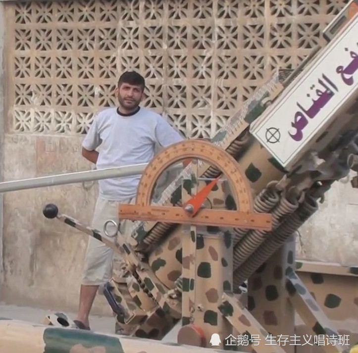 又粗又长超级狙击炮 草根工匠叫板俄联军:阿拉伯人这样玩边区造