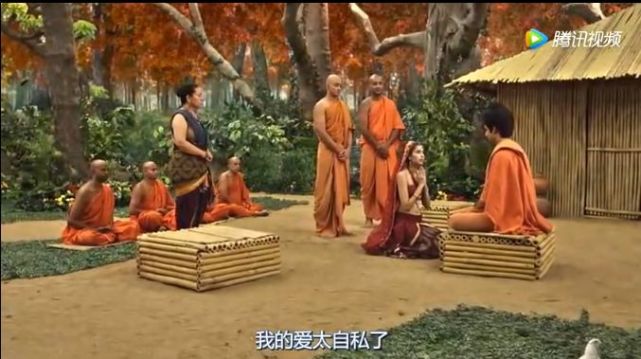 摩登伽女听了佛的开示后,终于从自己"爱"的深渊里觉醒了,由小爱变成大