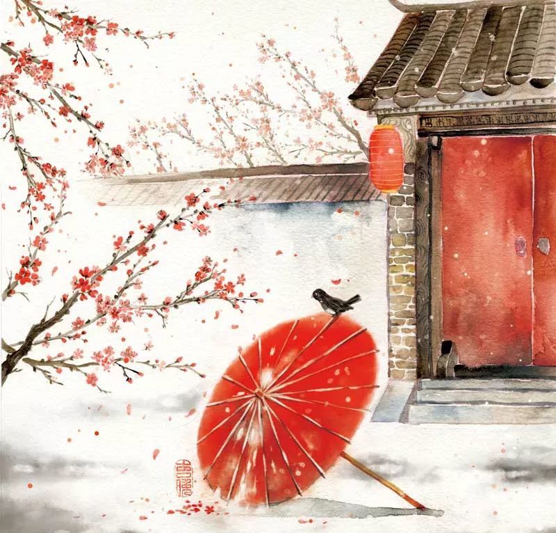 古风词作 梅间雪