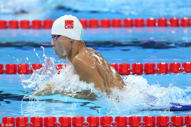 覃海洋大幅提升pb逼近亚洲纪录 他是亚洲新一代蛙王?