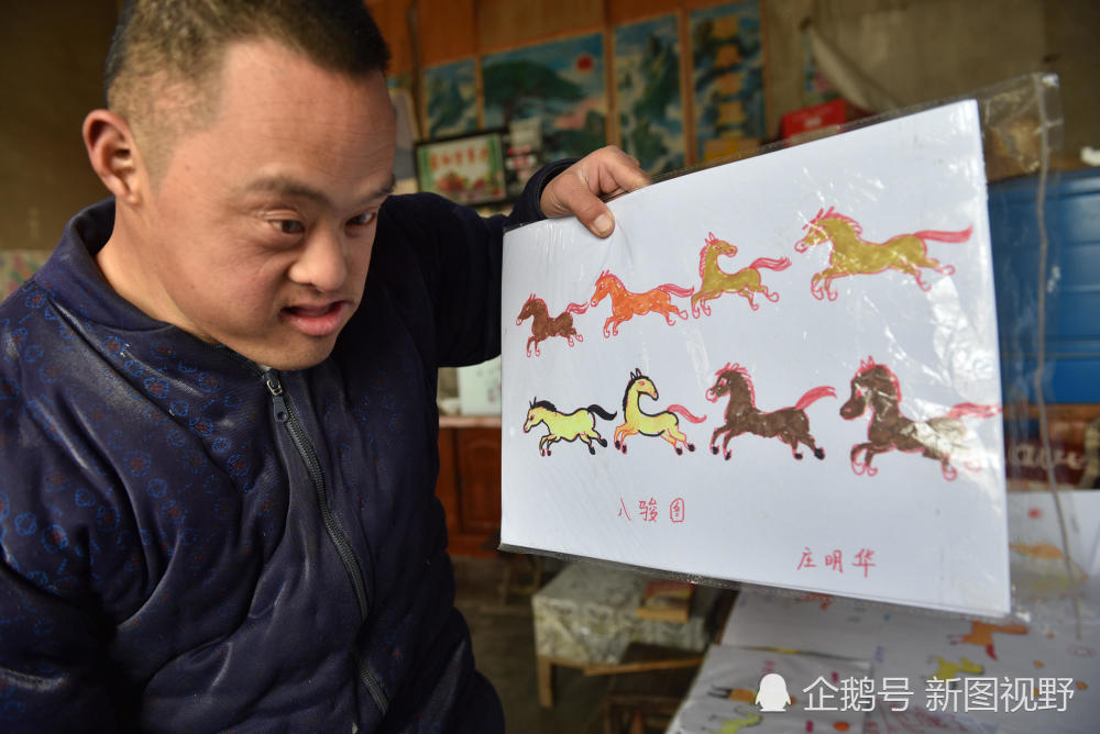 39岁"唐宝"挥笔20秒成画走红,网友:这是天才画家