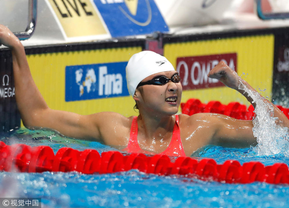 之后进入了国家队,"一直跟着韩教练(韩冰岩教练)".