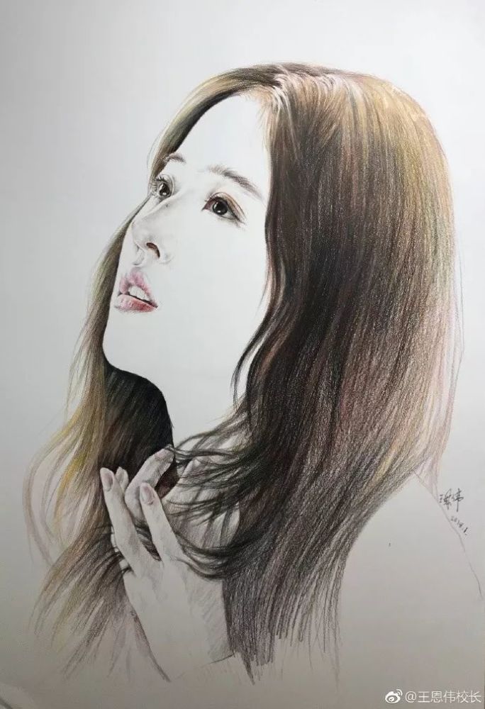 杨超越|这样的画作，秒杀美颜相机！