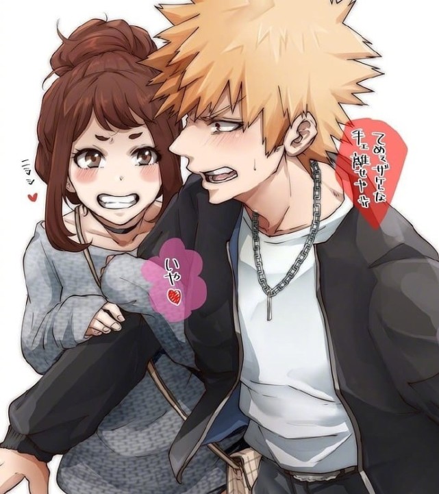 茶茶和咔酱身穿情侣装大秀恩爱绿谷出久我反对这门亲事