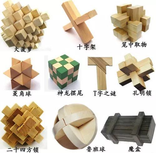 "鲁班锁"的核心还是源于中国古代建筑中首创的——榫卯结构