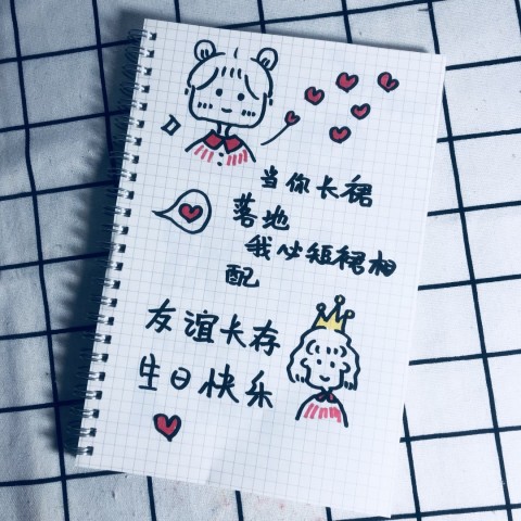 致闺蜜·暖心·简笔画：那些有你的日子，我不曾孤单过