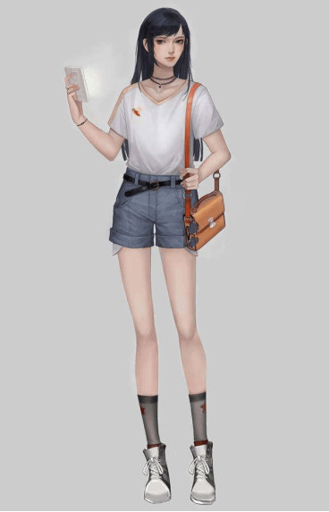 (图为动画版凌昱人设稿)