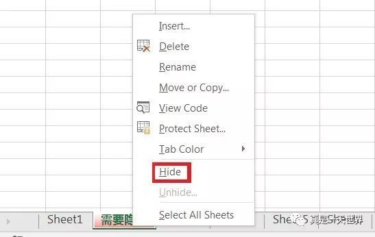 excel–如何批量隱藏取消隱藏工作表