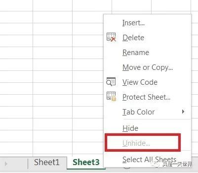 excel–如何批量隱藏取消隱藏工作表