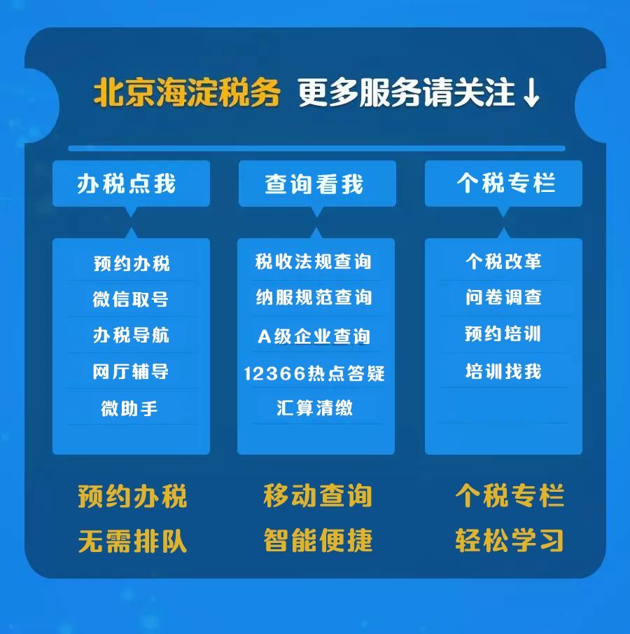 海淀区税务局关于举办减税降费新政培训会的