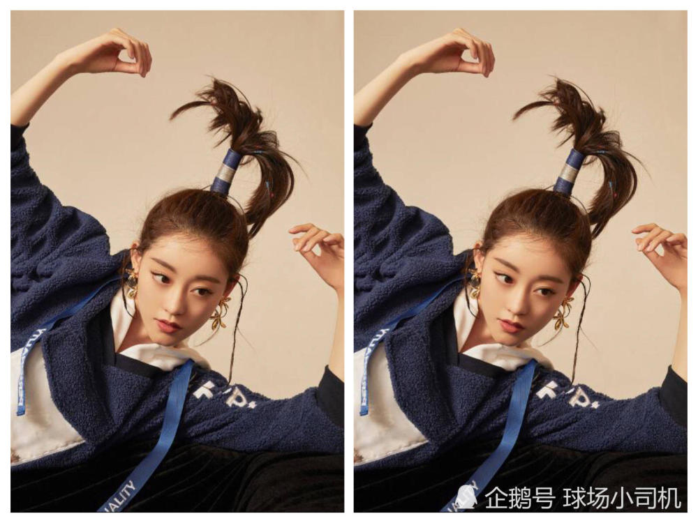 祝褚丹为显"俏皮感",不惜梳起"冲天揪",少女姿态很迷人了!