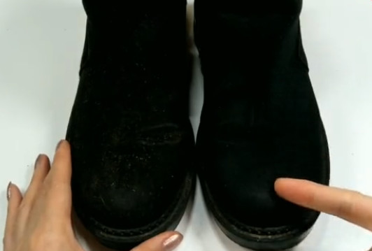 原来磨砂绒面鞋要这样清洗,不用水洗不用晒,天