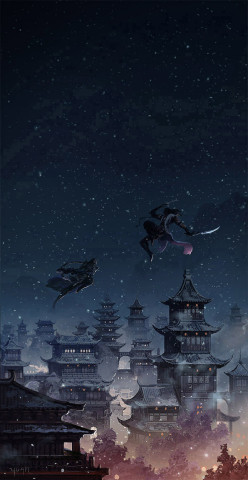 东风起·遇见你·插画壁纸:你知道我的缺点是什么吗?我缺点你