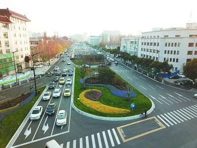 龙蟠中路再现城东新风景线