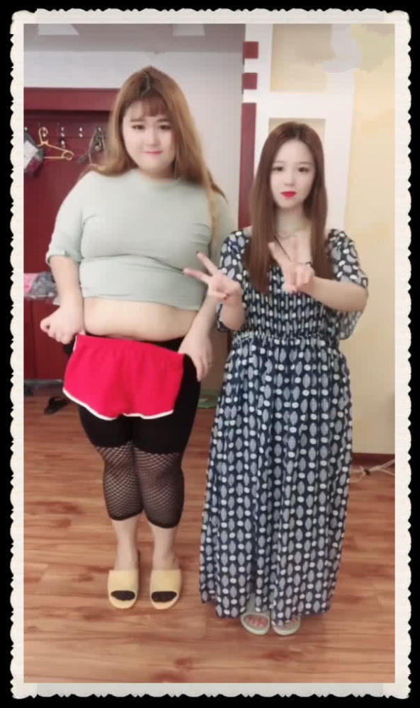 有种交换变装叫胖女孩vs瘦女孩差距太大网友实在太扎心了