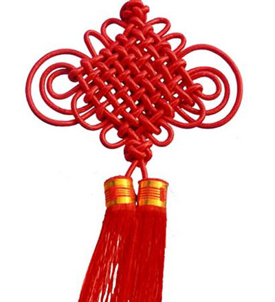 中国艺术造型优美献吉祥:中国结