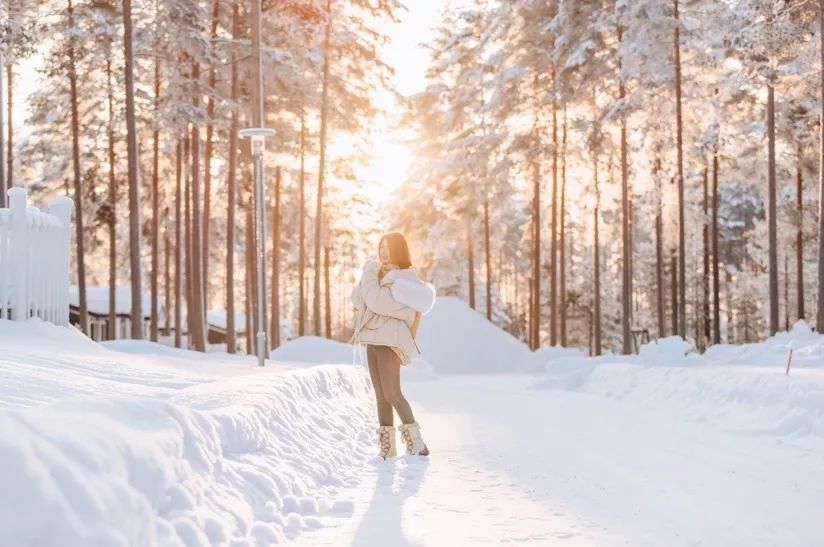 拍照技巧:冬天拍雪景的一些小技巧,照片不再是灰蒙蒙的一片
