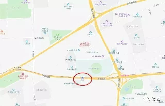 地铁14号线的大井站,是丰台和丰台体育中心的一个辉煌时代