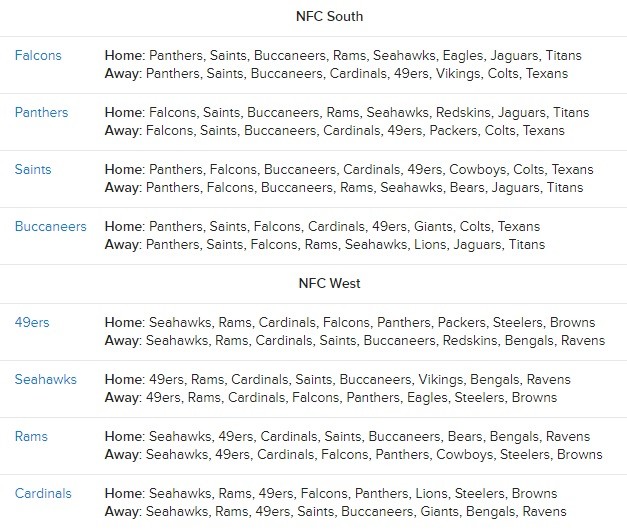 NFL2019赛季赛程出炉 布雷迪曼宁或上演宿命