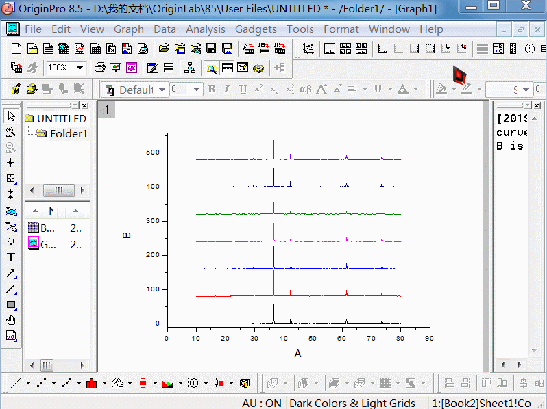 origin神操作:多條曲線的層疊圖