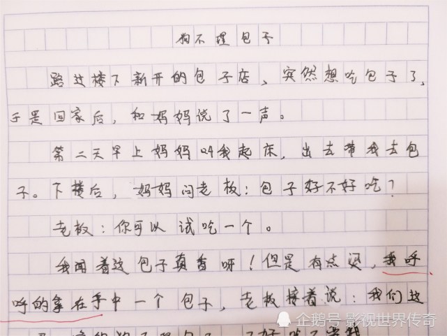 小學奇葩作文狗不理包子無良商家騙人家長笑尿小心揍你