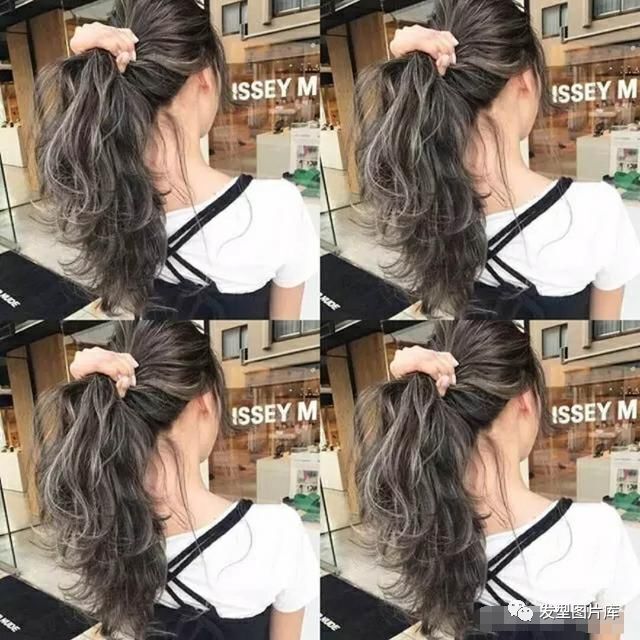 渐变染已经过时 花白发挑染才是19最流行的染发