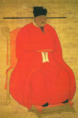 宋真宗赵恒像轴