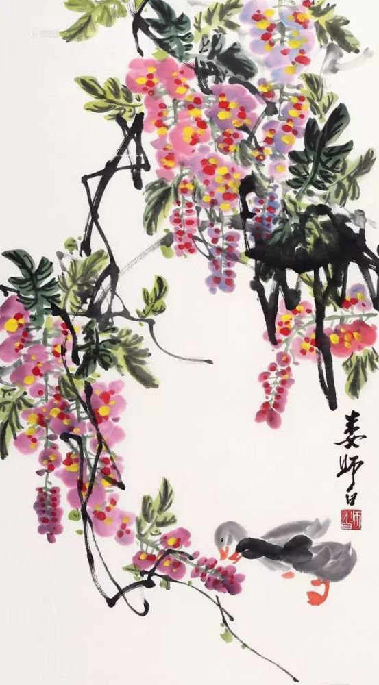 紫藤花的画法视频