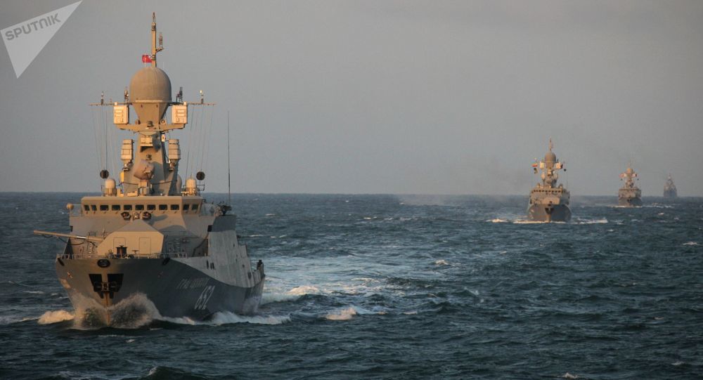 俄媒俄海军里海舰队15艘舰船从里海进入黑海