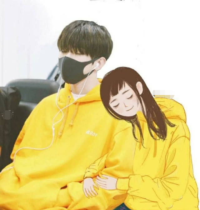 打破次元壁 二次元ikun与蔡徐坤同框合影 画面