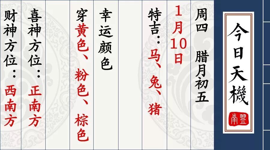 每日宜忌老黄历