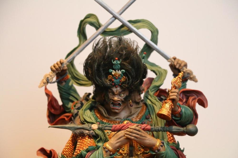 匠心独运丨非遗传人陈明远道教面塑展