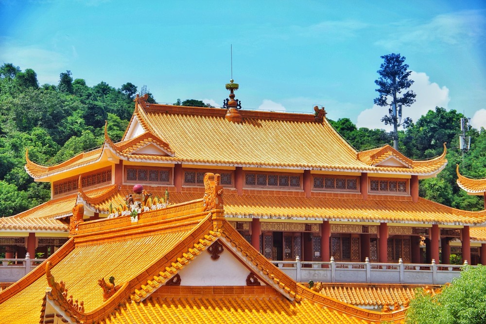 深圳香火旺盛的一座寺廟目標是辦成中國一流的佛家文化寺院