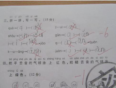 孩子一做拼音题就抓瞎,甚至拼音都不会读,