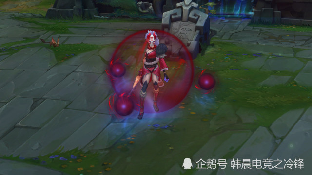 3d视角下的腥红之月戴安娜,摘下面具后,绝对是lol中最美的