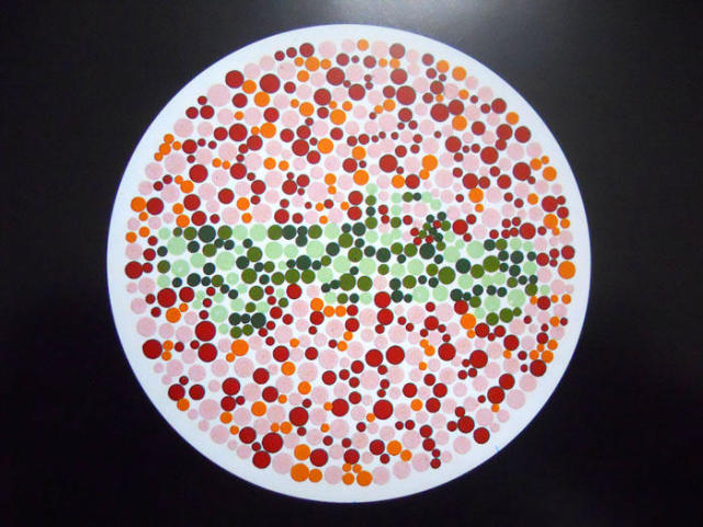 色盲测试:能在图片中,看出"6890"的人,视力非常的厉害!