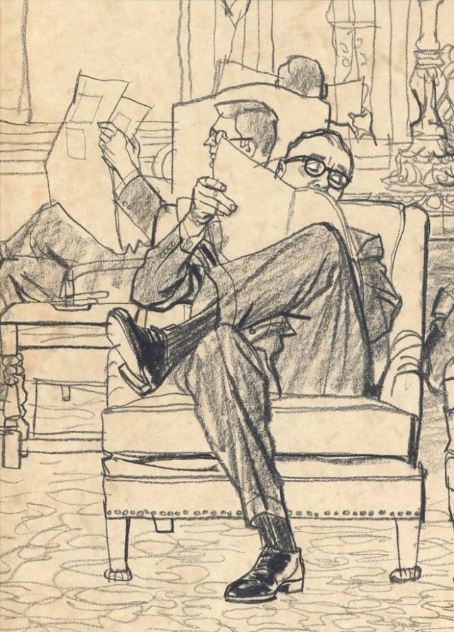 速写欣赏当之无愧的线条大师austinbriggs