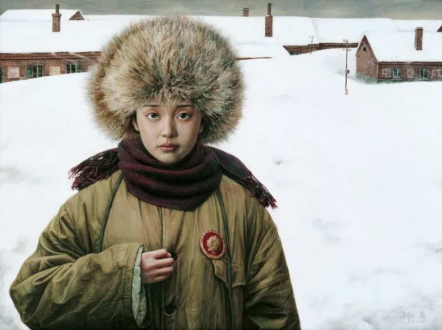 岁月留痕,美院教授油画里的女知青,真真切切的美!_腾讯新闻