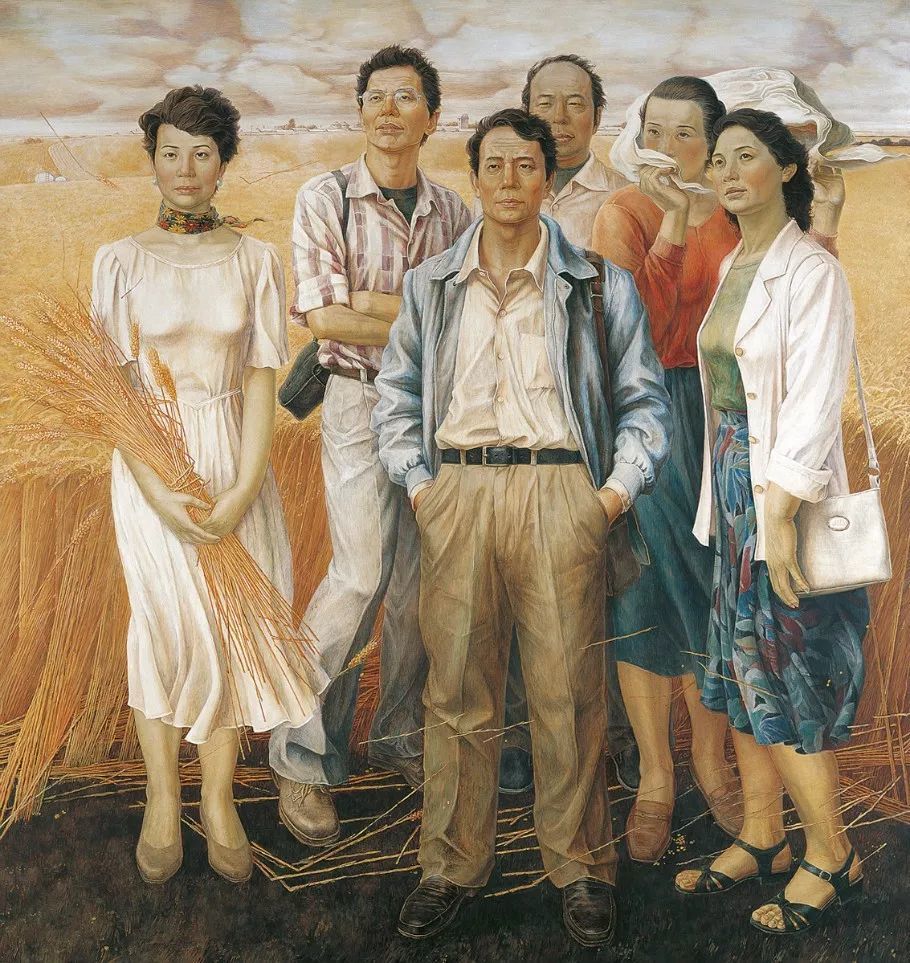 岁月留痕,美院教授油画里的女知青,真真切切的美!_腾讯新闻