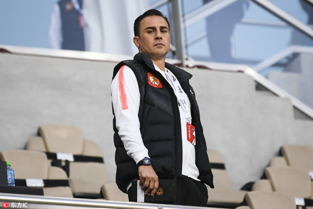卡纳瓦罗用行动支持国足比赛 率恒大教练组现