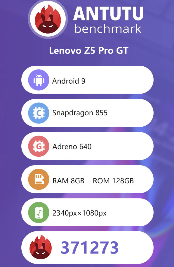 联想Z5 ProGT最高跑分成绩出炉,有望登顶2月