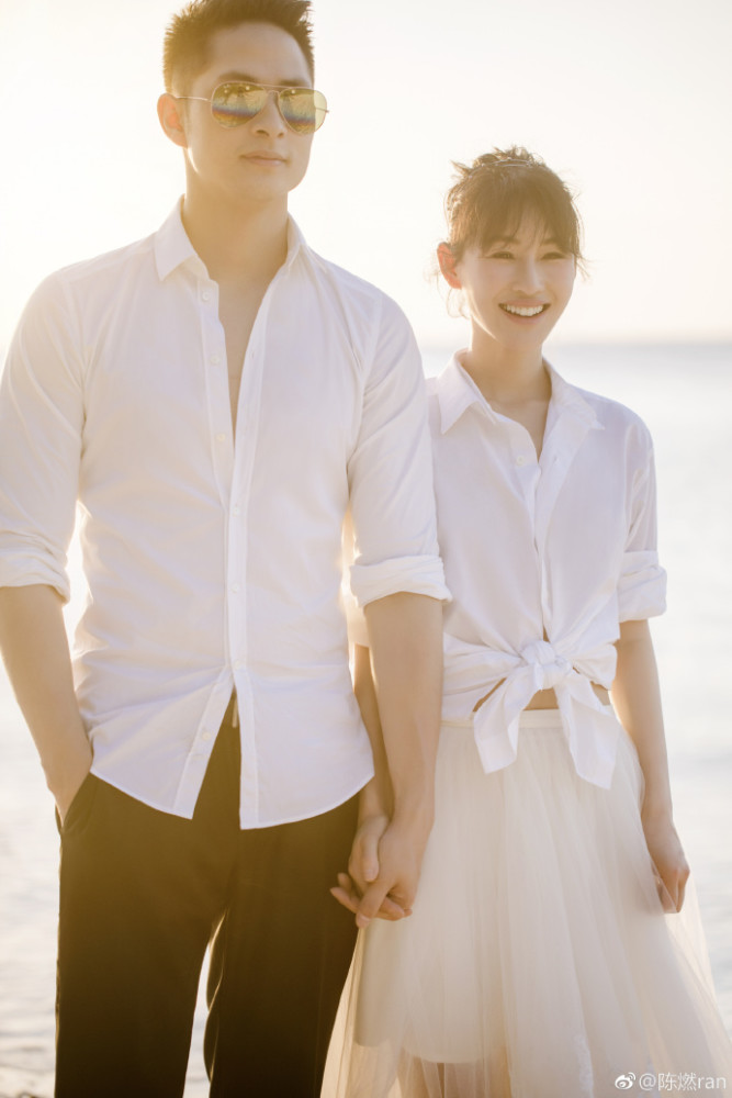 陈燃晒写真大片宣布婚讯,老公系美籍华裔演员刘智满