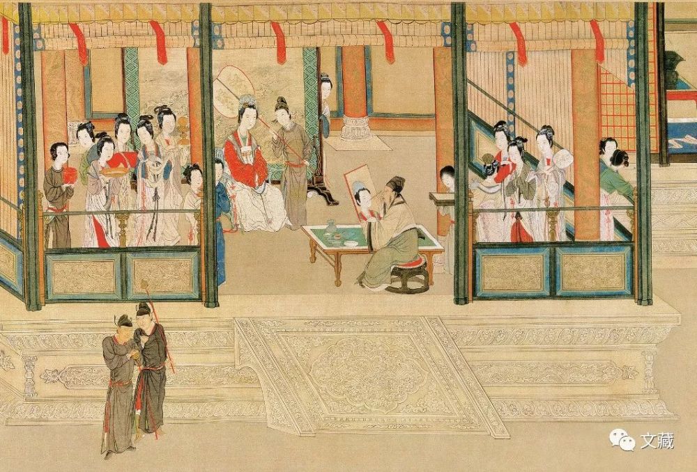 賞仇英《漢宮春曉圖》，看古代建築及人物服飾的演變過程 歷史 第4張